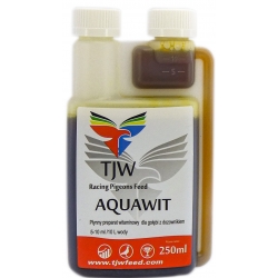 TJW AQUAWIT 250 ml - kompleksowy zestaw witamin dla gołębi w płynie